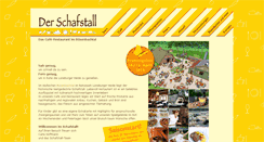 Desktop Screenshot of cafeschafstall.de