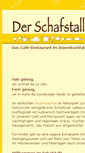 Mobile Screenshot of cafeschafstall.de