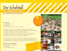 Tablet Screenshot of cafeschafstall.de